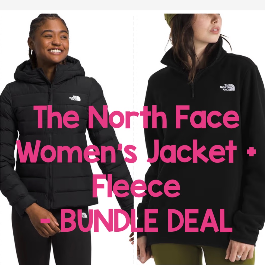 The North Face Womens Jacket  Fleece  Bundle Deal